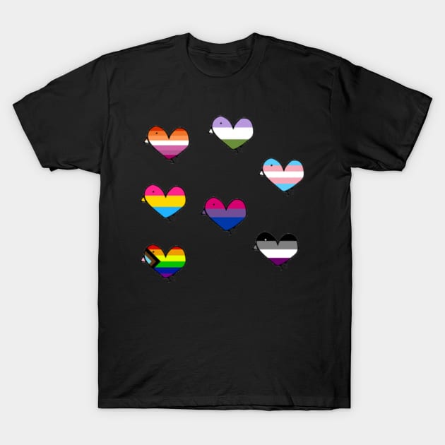 Ahgase Pride T-Shirt by metanoiias